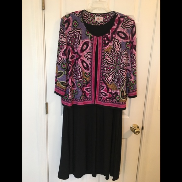 R&K orginals Dresses & Skirts - 2pc shift dress with 3/4 sleeve jacket